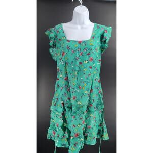 Lottie & Holly ruffle tier dress Sz Large garden Girl Summer Picnic Cottagecore